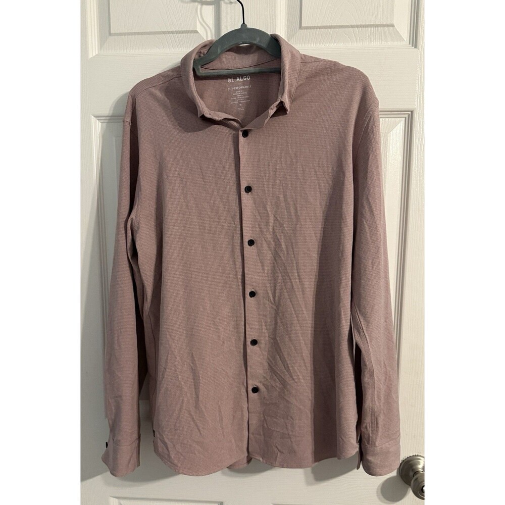 01 Algo Performance Long Sleeve Button Shirt Men'… - image 2